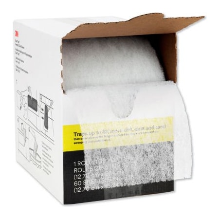 Easy Trap Duster, 5 X 30 Ft, White, 1 60 Sheet Roll/Box, 8 Boxes/Carton